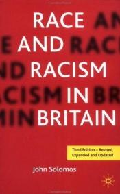 book cover of Race and racism in contemporary Britain by John Solomos