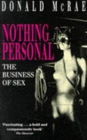 book cover of Nothing Personal by DONALD: McRAE