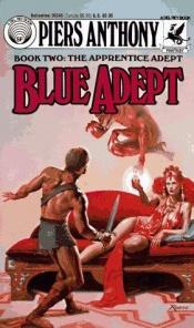 book cover of Blue Adept by Пиърс Антъни