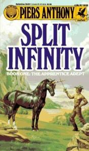 book cover of L'Adepte bleu 1 - L'Infini éclate by Piers Anthony