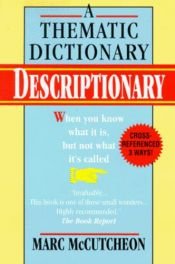 book cover of Descriptionary (Facts on File: Writer's Library) by Marc McCutcheon