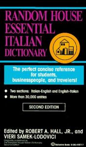 book cover of Random House Basic Dictionary - Italian by Robert Anderson Hall|Vieri Samek-Lodovici