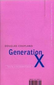 book cover of Generacion X by Douglas Coupland