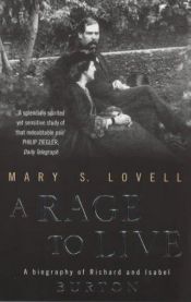 book cover of A rage to live by Mary S. Lovell