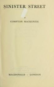 book cover of Sinister Street by Compton Mackenzie