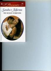 book cover of The Sicilian surrender by Sandra Marton