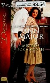 book cover of Mistress For A Month by Ann Major