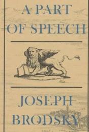 book cover of A Part of Speech by Joseph Brodsky