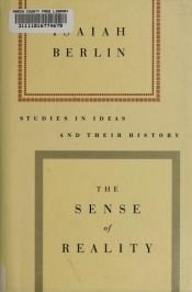 book cover of The sense of reality : studies in ideas and their history by Isaiah Berlin