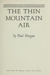 book cover of The Thin Mountain Air by Paul Horgan