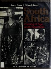 book cover of South Africa, Coming of Age Under Apartheid by Jason Laure