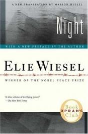 book cover of Die Nacht by Elie Wiesel