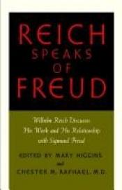 book cover of Reich Speaks of Freud by Wilhelm Reich