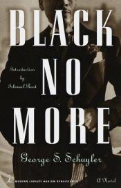 book cover of Black No More by George Schuyler