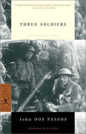 book cover of Three Soldiers by Джон Дос Пассос