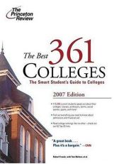 book cover of The Best 361 Colleges, 2007 Edition (College Admissions Guides) by Princeton Review
