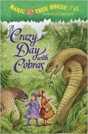book cover of A crazy day with cobras by Mary Pope Osborne