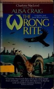 book cover of The Wrong Rite, (Charlotte MacLeod) by Charlotte MacLeod