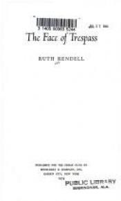 book cover of The Face of Trespass by Ruth Rendell