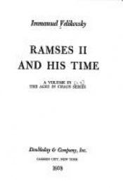 book cover of Ramses II and his time by Immanuel Velikovsky