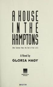 book cover of House in the Hamptons, A by Gloria Nagy
