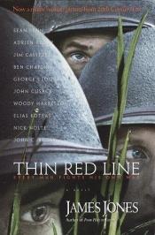 book cover of Den tunna röda linjen by James Jones