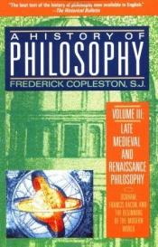 book cover of History of Philosophy by Frederick Copleston