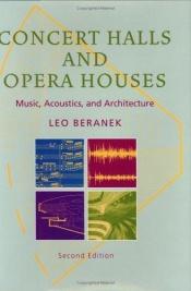 book cover of Music, acoustics & architecture by Leo Beranek