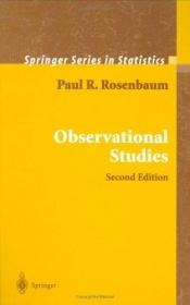 book cover of Observational Studies by Paul R. Rosenbaum