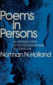 book cover of Poems in persons ; an introduction to the psychoanalysis of literature by Norman Norwood Holland