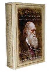 book cover of From so simple a beginning by Charles Darwin
