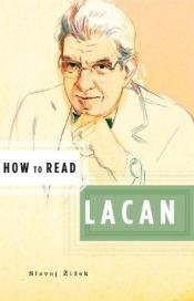 book cover of How to read Lacan by Slavoj Žižek