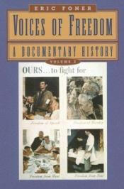 book cover of Voices of Freedom by Eric Foner
