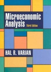 book cover of Microeconomic Analysis by Hal Varian