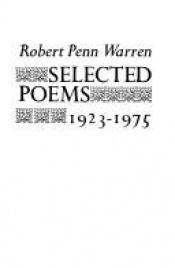 book cover of New and Selected Poems: 1923-1985 by Robert Penn Warren
