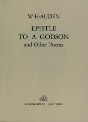 book cover of Epistle to a Godson by Wystan Hugh Auden