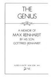 book cover of The genius : a memoir of Max Reinhardt by Gottfried Reinhardt