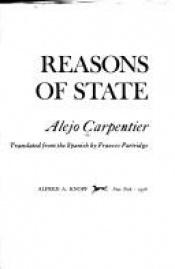 book cover of Reasons of state by Alejo Carpentier
