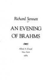 book cover of An evening of Brahms by Richard Sennett