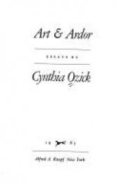 book cover of Art and Ardor by Cynthia Ozick