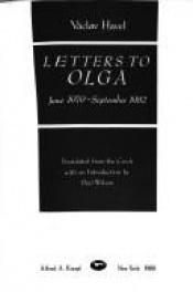book cover of Letters to Olga by 바츨라프 하벨