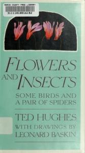 book cover of Flowers and Insects by Тед Хьюз