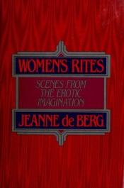 book cover of Ceremonia De Mujeres by Jean De Berg