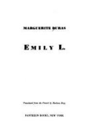 book cover of Emily L by Marguerite Duras
