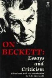 book cover of On Beckett by Samuel Beckett
