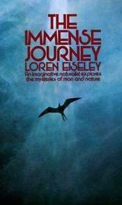 book cover of The immense journey by Loren Eiseley