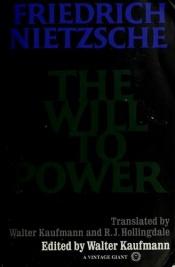 book cover of The Will to Power by Friedrich Nietzsche