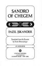 book cover of Sandro of Chegem by Fazil Iskander