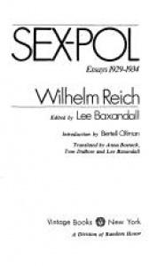 book cover of Sex-Pol: Essays, 1929-1934 by Wilhelm Reich