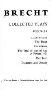 book cover of Collected Plays: 009 by Бертолт Брехт